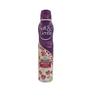 اسپری ضد تعریق سافت اند جنتل رایحه توت وحشی (Berry Bliss)