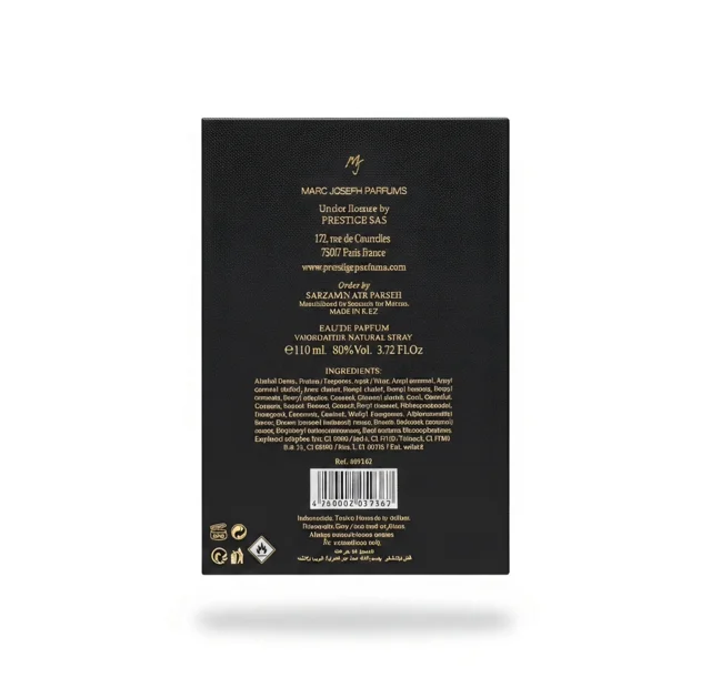 Marc Joseph Mine Noir 1940 Eau de Parfum 110ml