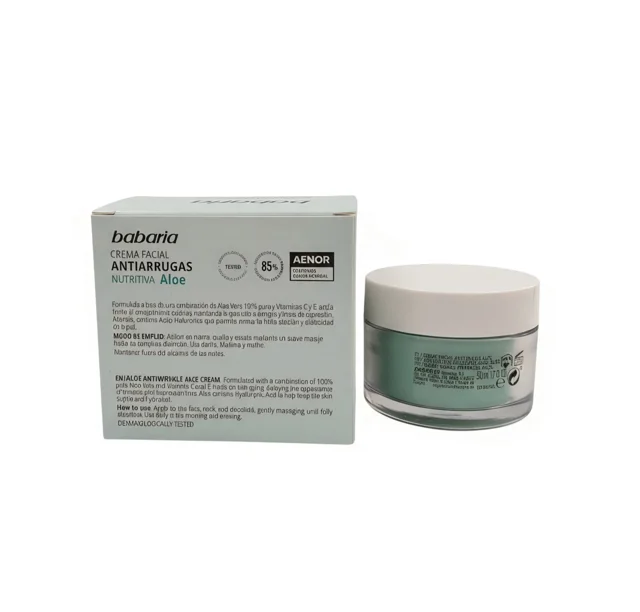 Babaria Nutritive Anti-Wrinkle Face Cream Aloe 50ml