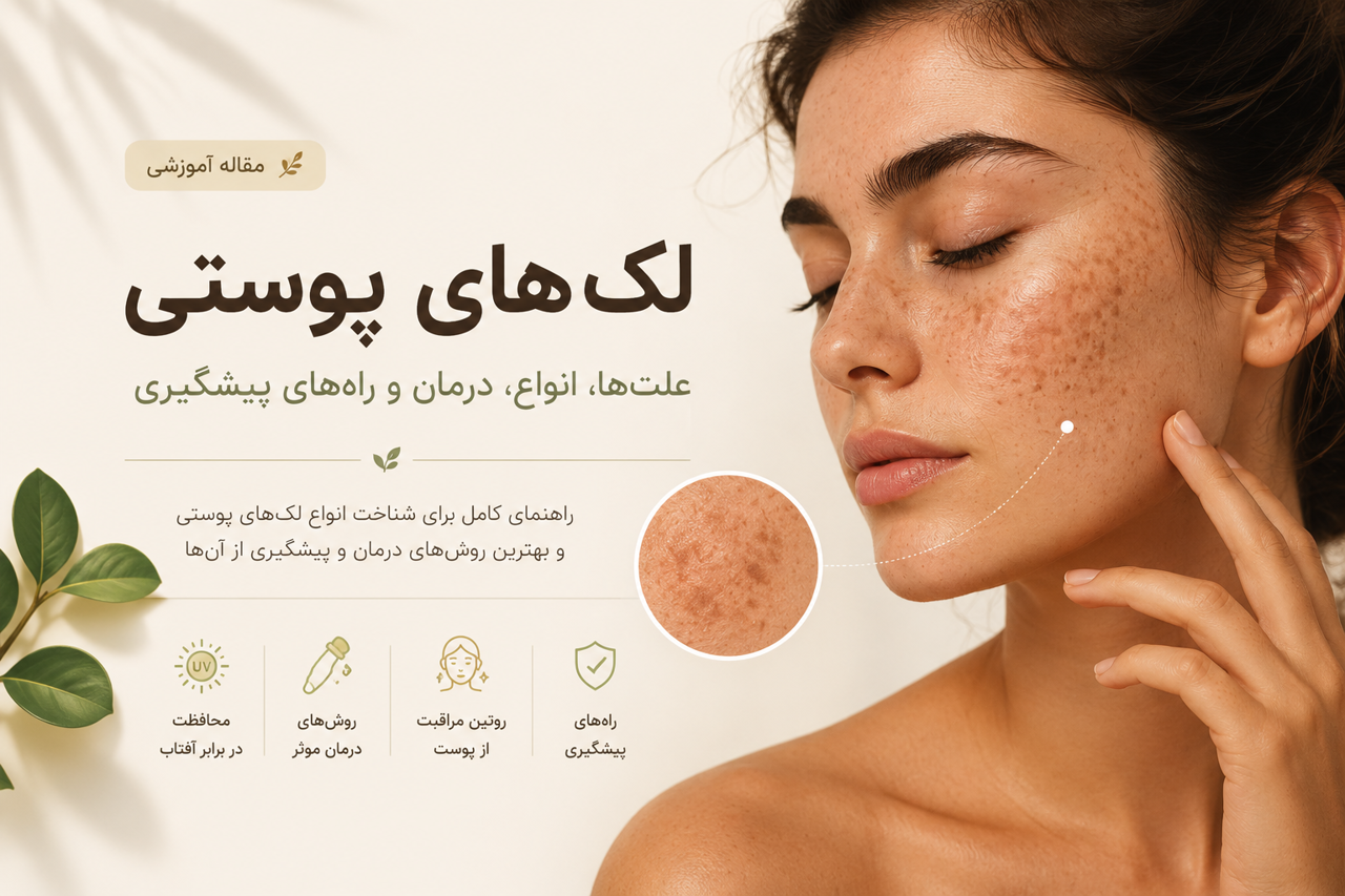 لکهای پوستی؛ انواع لک، درمان و پیشگیری